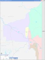 Southeast Fairbanks Borough (), Ak Wall Map